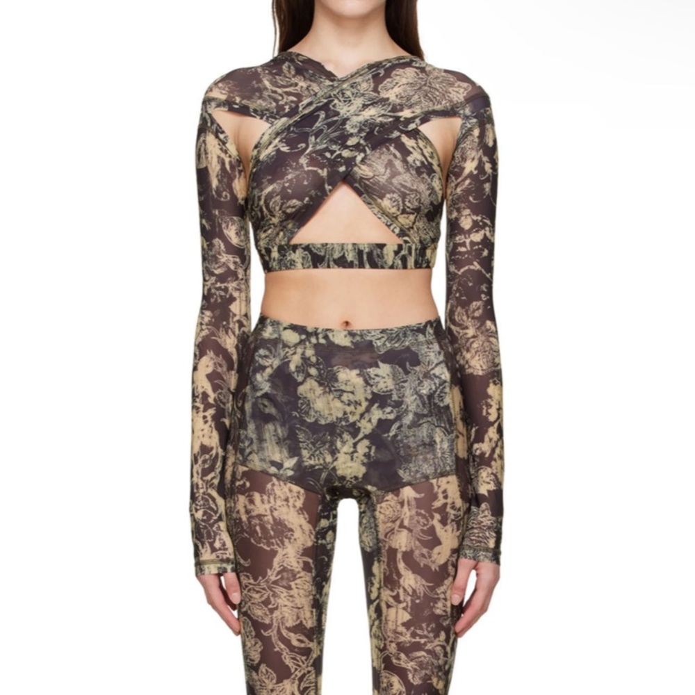 KNWLS Black Polyester Blouse and Bottoms